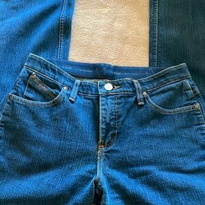 Vintage Wrangler Q-baby Bootcut Jeans, Dark wash, Size 9/10
